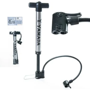 Mini Bomba De Chão Bicicleta Oficina Válvula Schrader Presta