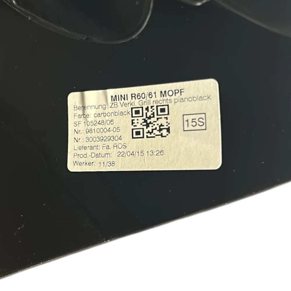 Mini Countryman (R60) Air Bocchetta Cood. 9810004 (2010> 2017)