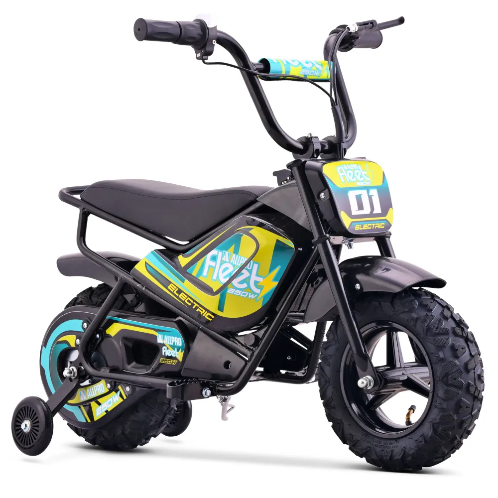 Mini Moto elétrica FLT-E 250W-24V 110/50-6.50 Máx 20 km/h AllPro Azul