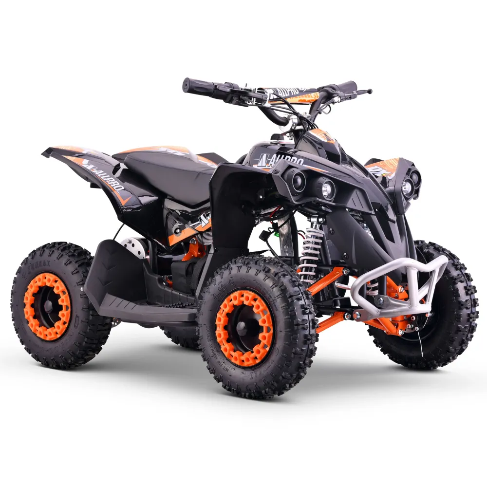 Mini Quad elétrico QX-E 1.000W-36V-12Ah 4.10-6 Máx 30 Km/h AllPro Laranja