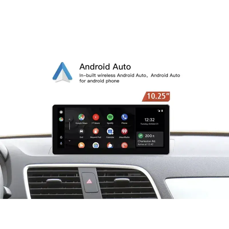 Monitor 10.25" Android Audi Concert Q3 RMC CarPlay Android Auto