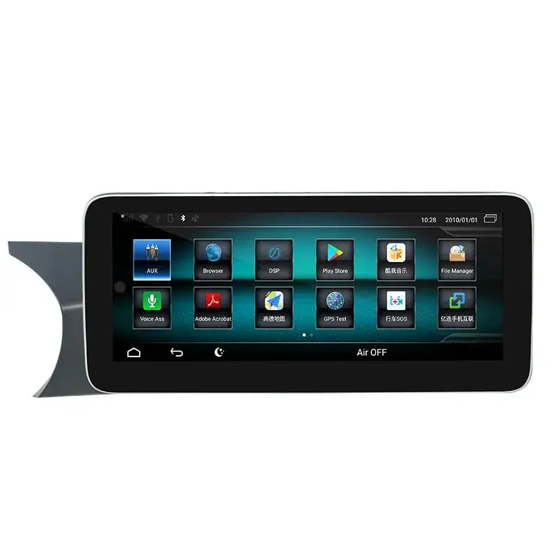 Monitor 10.25” Android 13 para Mercedes NTG4.5 CarPlay & Android Auto | Compatível com Classe C W204