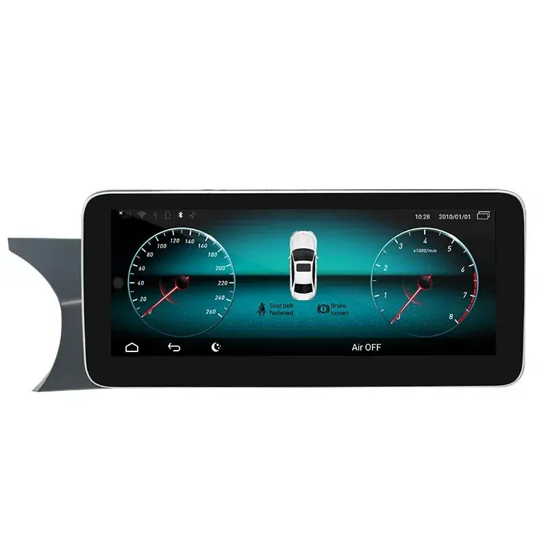 Monitor 10.25” Android 13 para Mercedes NTG4.5 CarPlay & Android Auto | Compatível com Classe C W204