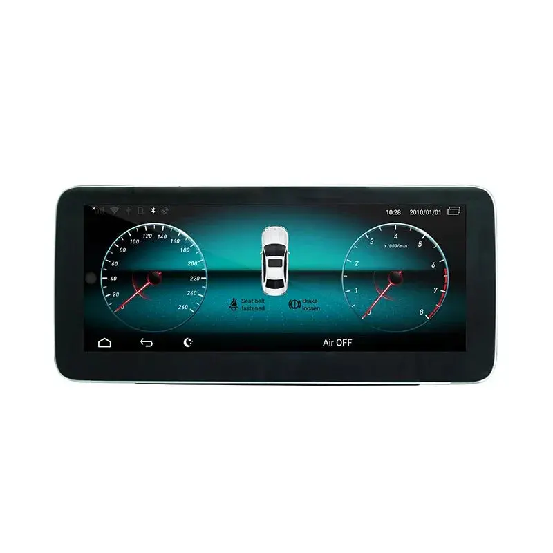Monitor CarPlay/Android Auto 10.25" para Mercedes NTG5 – Classe C, GLC, V, X
