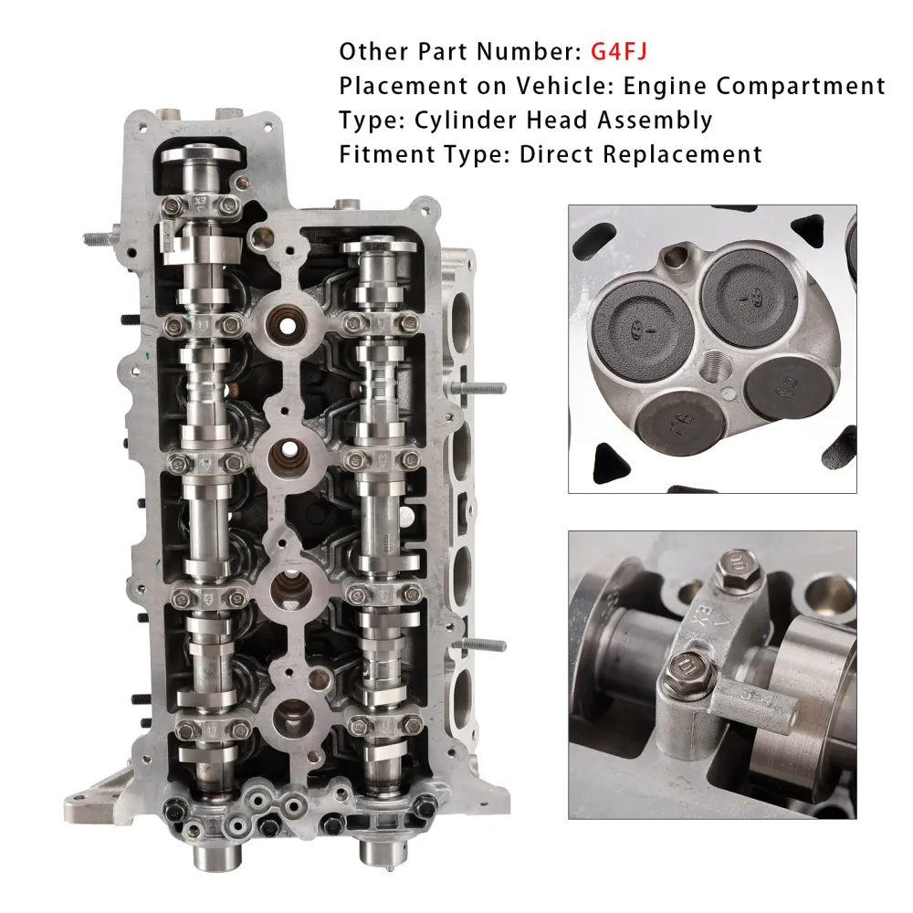 Montagem da cabeç do cilindro G4FJ para Hyundai Accent Kia Soul 1.6L 2012-2019