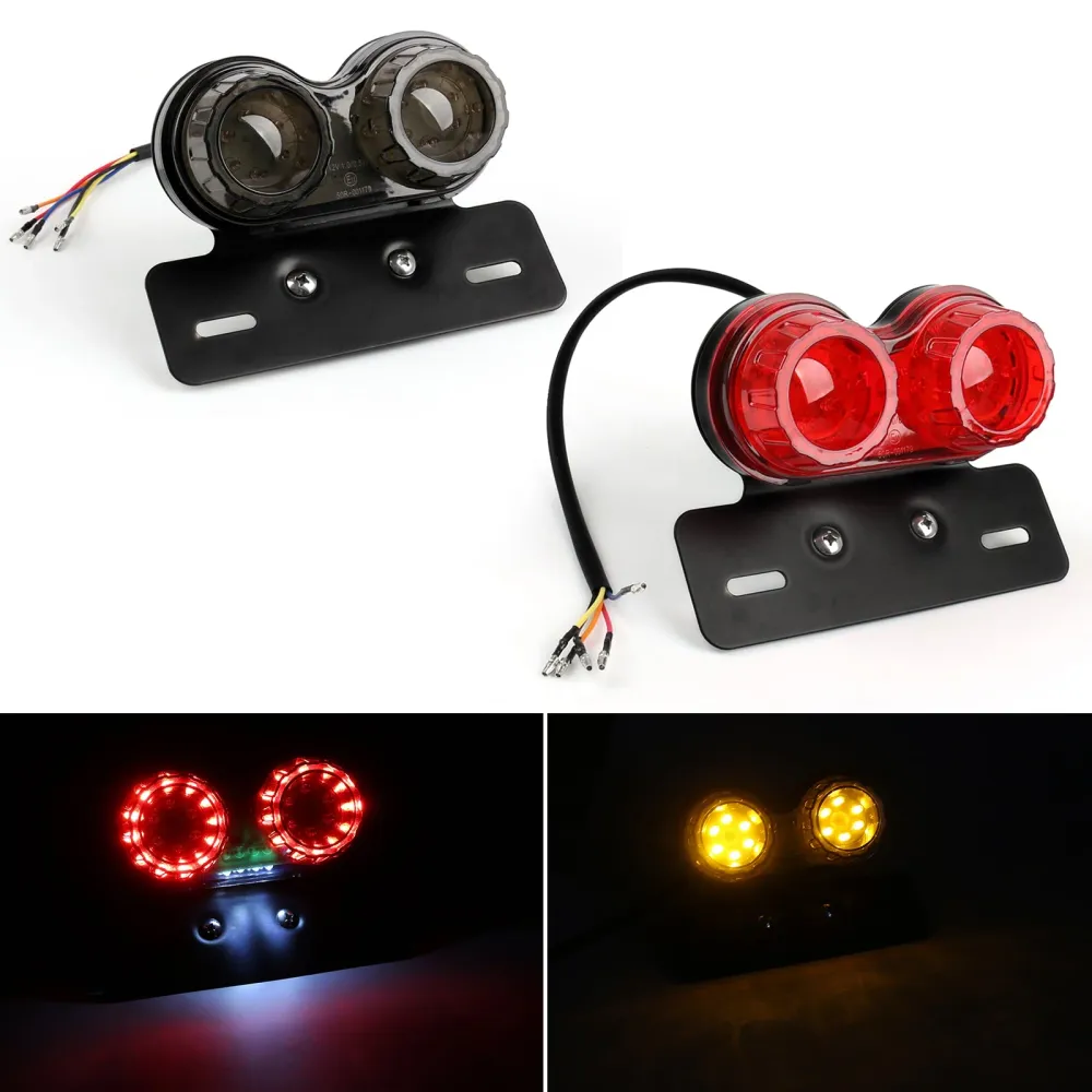 Motocicleta LED traseira do freio do freio da luz