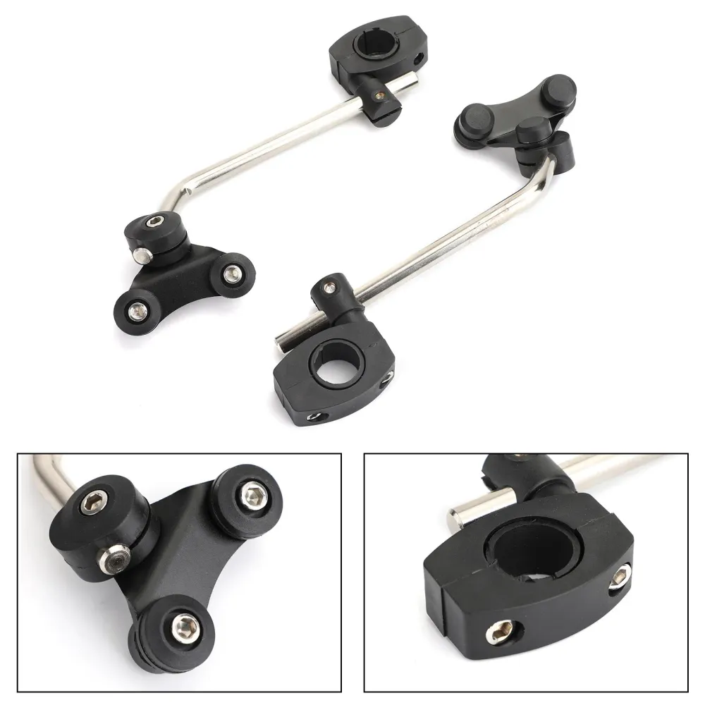 Motocicleta Universal 7/8 '' 22mm Modificador padrão Suporte de pára -brisa genérico Mount Clamp Genérico