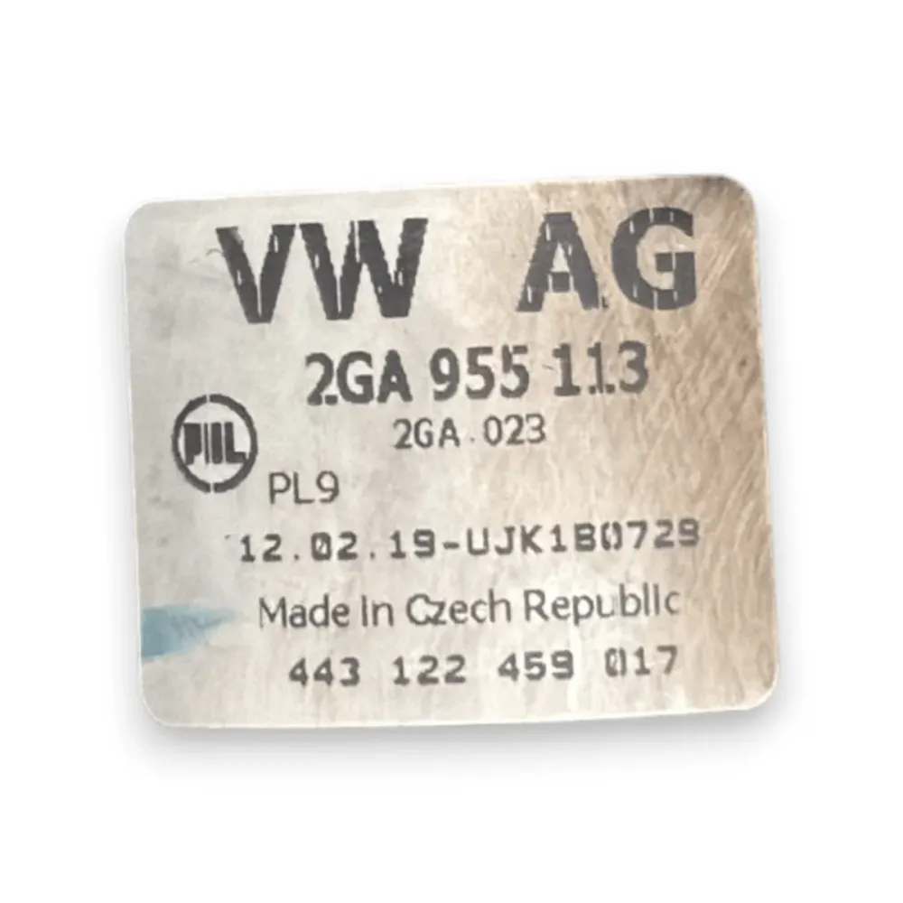 Motor de limpa-vidros dianteiro volkswagen t-roc cod:2ga955113 (2017-)
