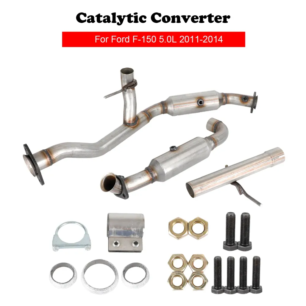 Motorista com conversor catalítico Ford F-150 5.0 V8 2011-2014 & Lado do passageiro