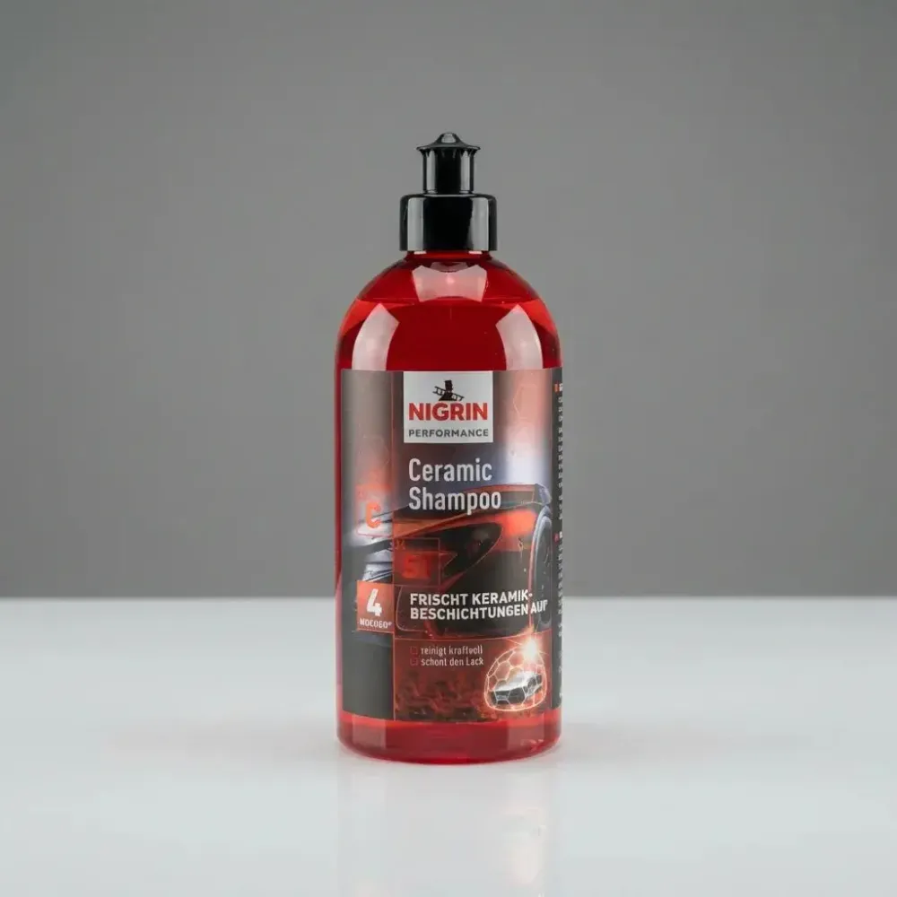 NIGRIN Performance Ceramic Shampoo 500 ml Champô Cerâmico 2 em 1 Limpeza + Proteção