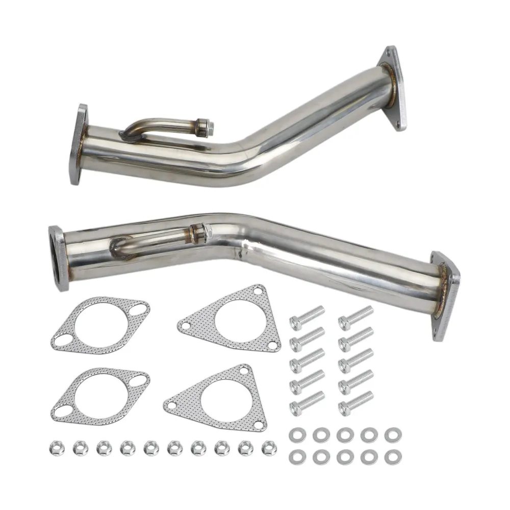 Nissan 370Z Z34 2009-2018 2.5" Tubos de teste de exaustão DownPipe Fedex Express