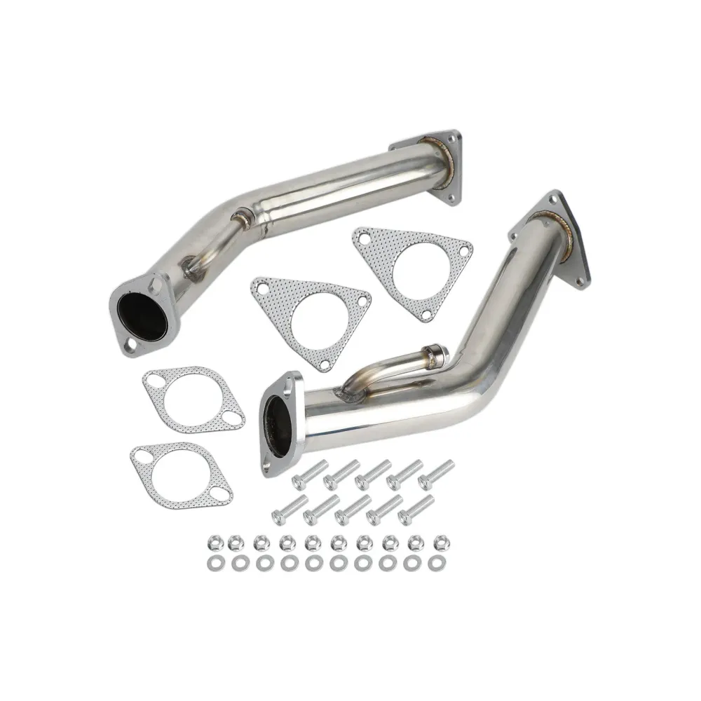 Nissan 370Z Z34 2009-2018 2.5" Tubos de teste de exaustão DownPipe Fedex Express