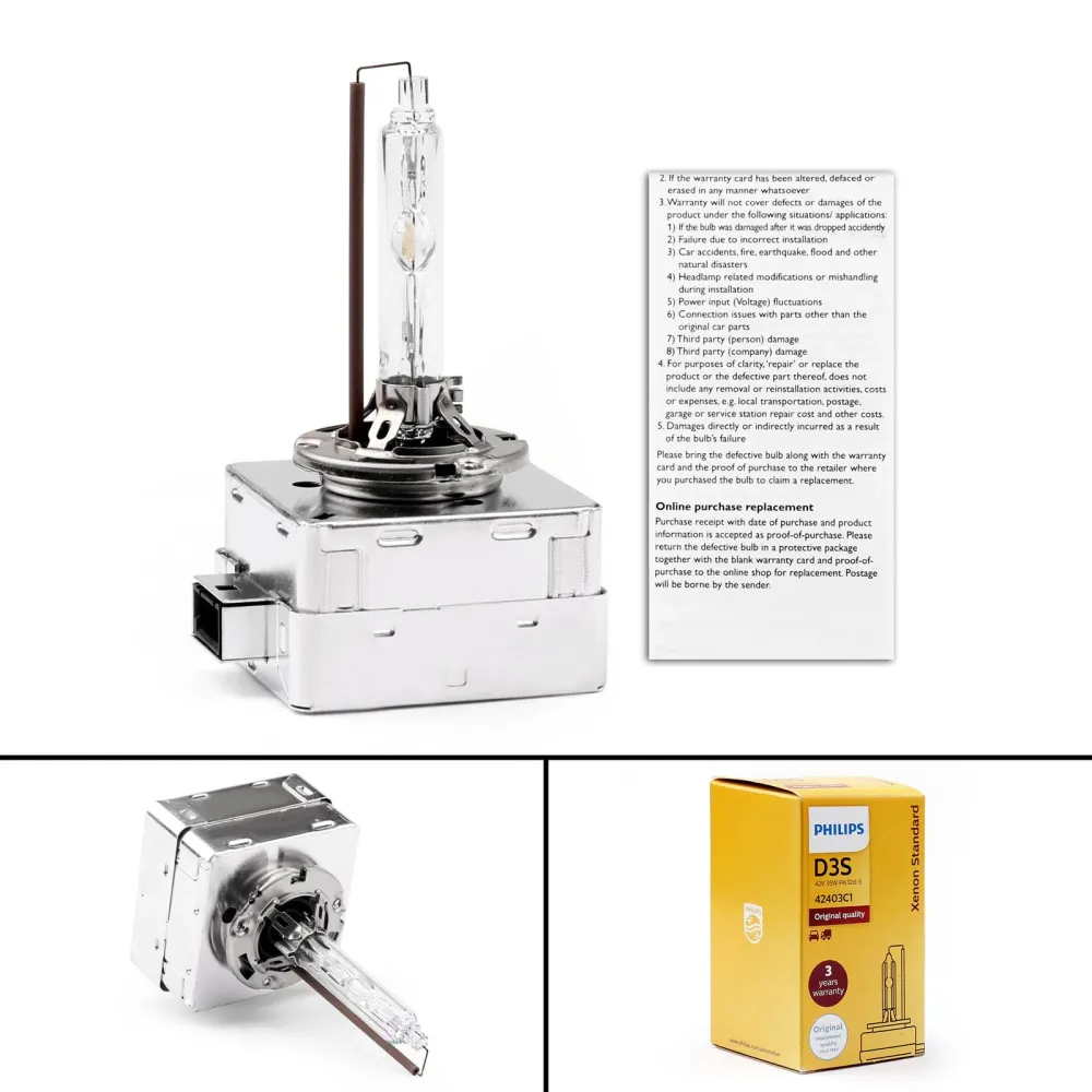 Novo genuíno Philips OEM D3S XENSTART HID Xenon Beardlight Bulb 42403C1 4200K genérico