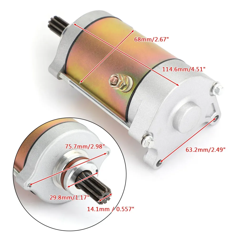 Novo motor de partida para CF Moto CFORCE UFORCE ZFORCE 400 500 600 HO S EPS 16-19