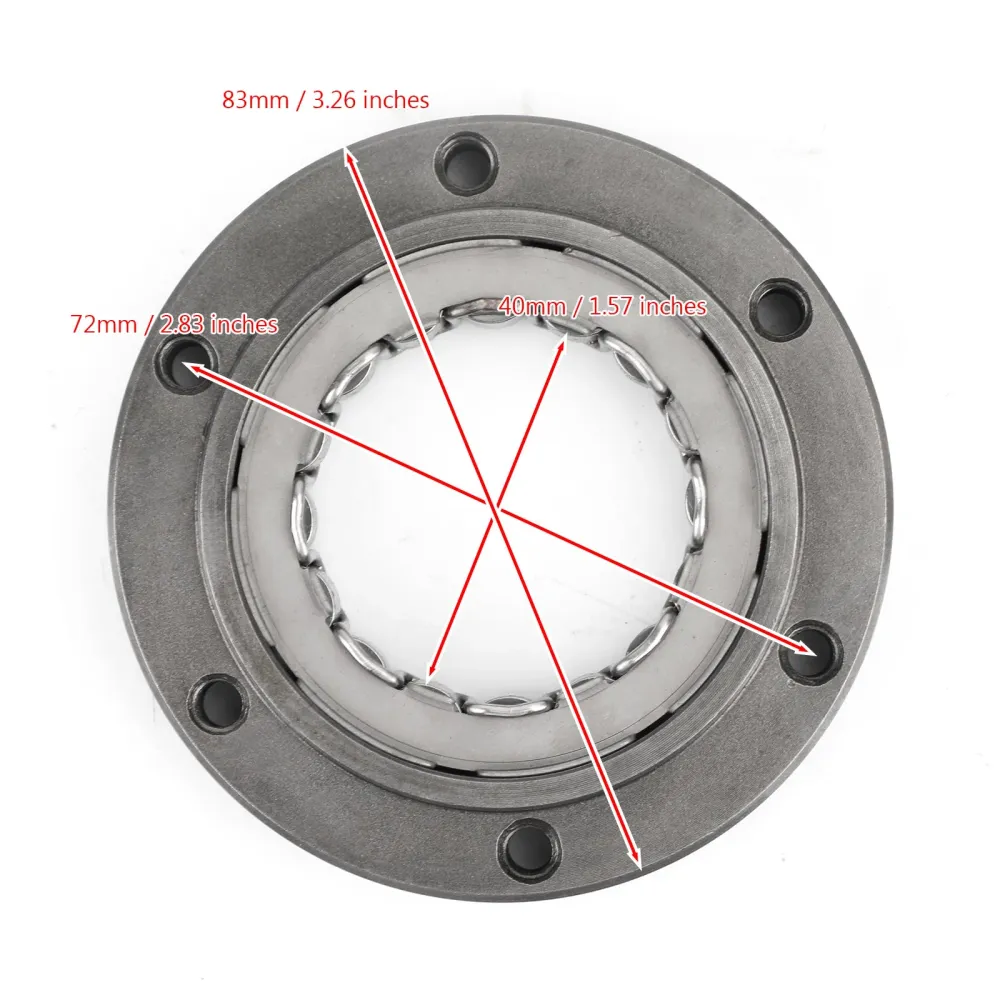 One Way Starter Clutch Roleting Fit Yamaha YFZ450 SE LE 04-2009 5TG-15590-00 GENERIC