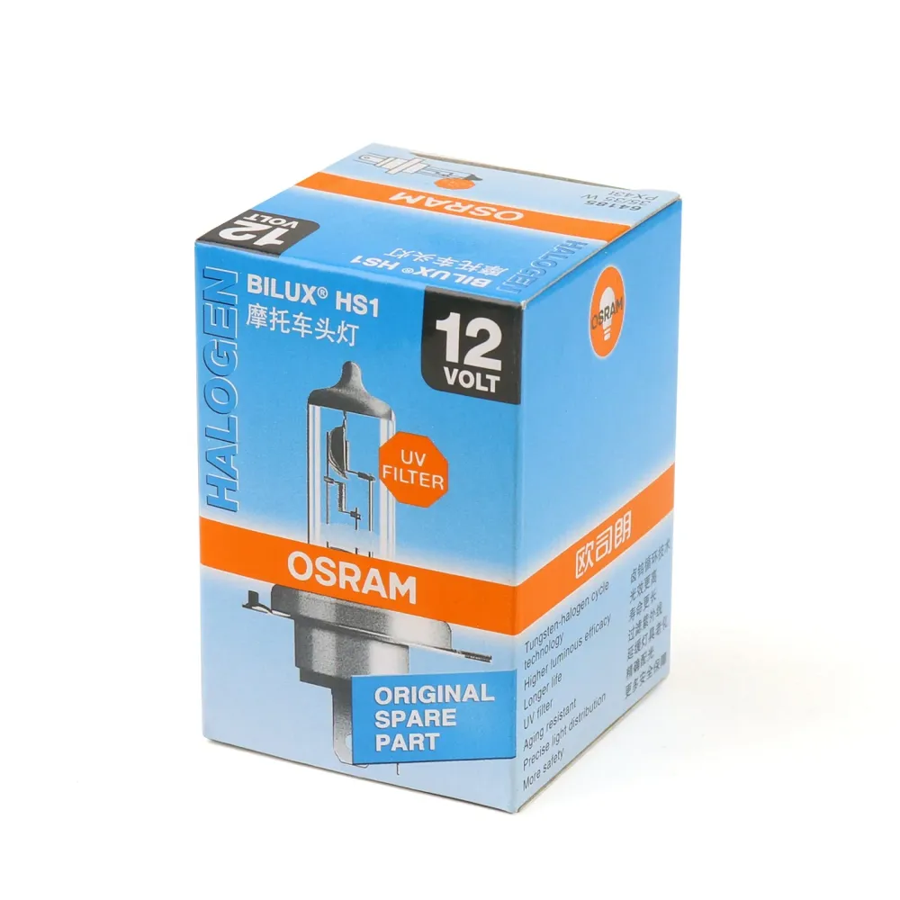 OSRAM 35/35W 12V HS1 PX43T 64185 Bilux Motorcycle Fartlight Halogen Lamp Bulbo Genérico