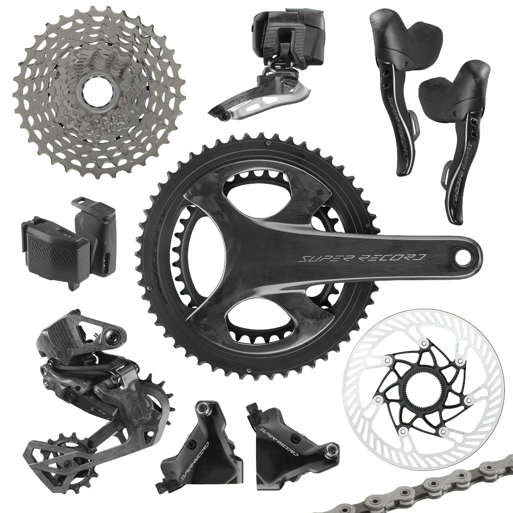 Pacote CAMPAGNOLO SUPER RECORD WRL 2x13V