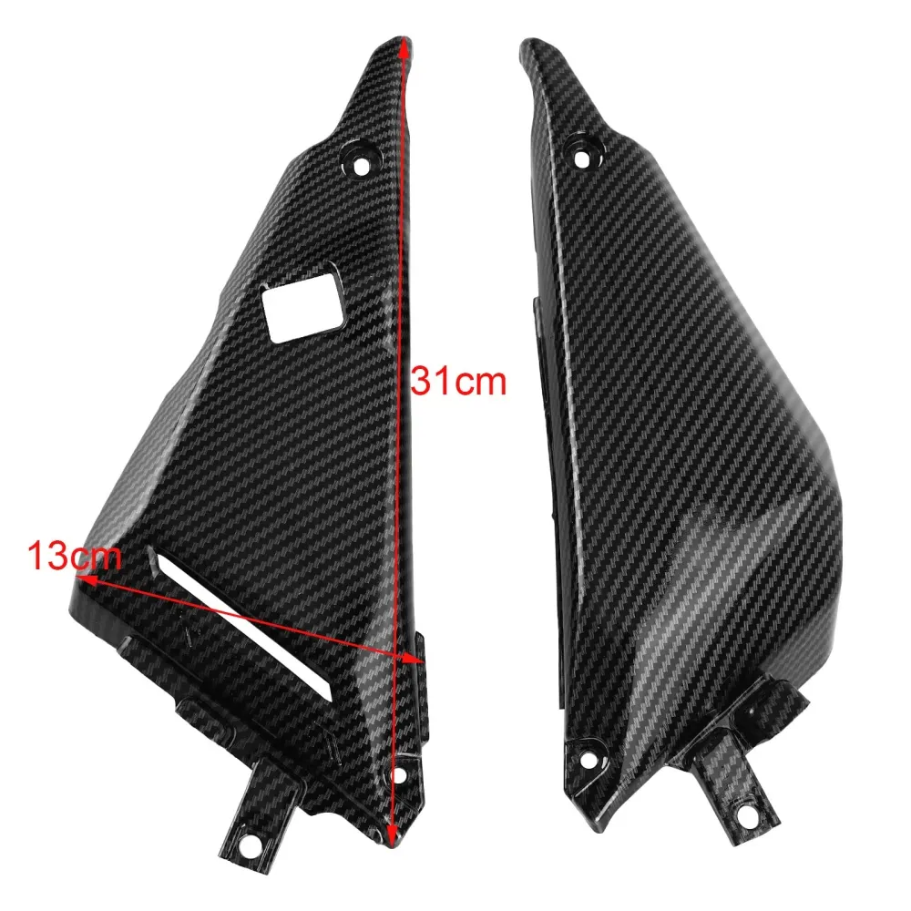 Painel de tampa lateral de carbono Capuz de carenagem para Kawasaki Z650 Ninja 650 2017-2020 genérico