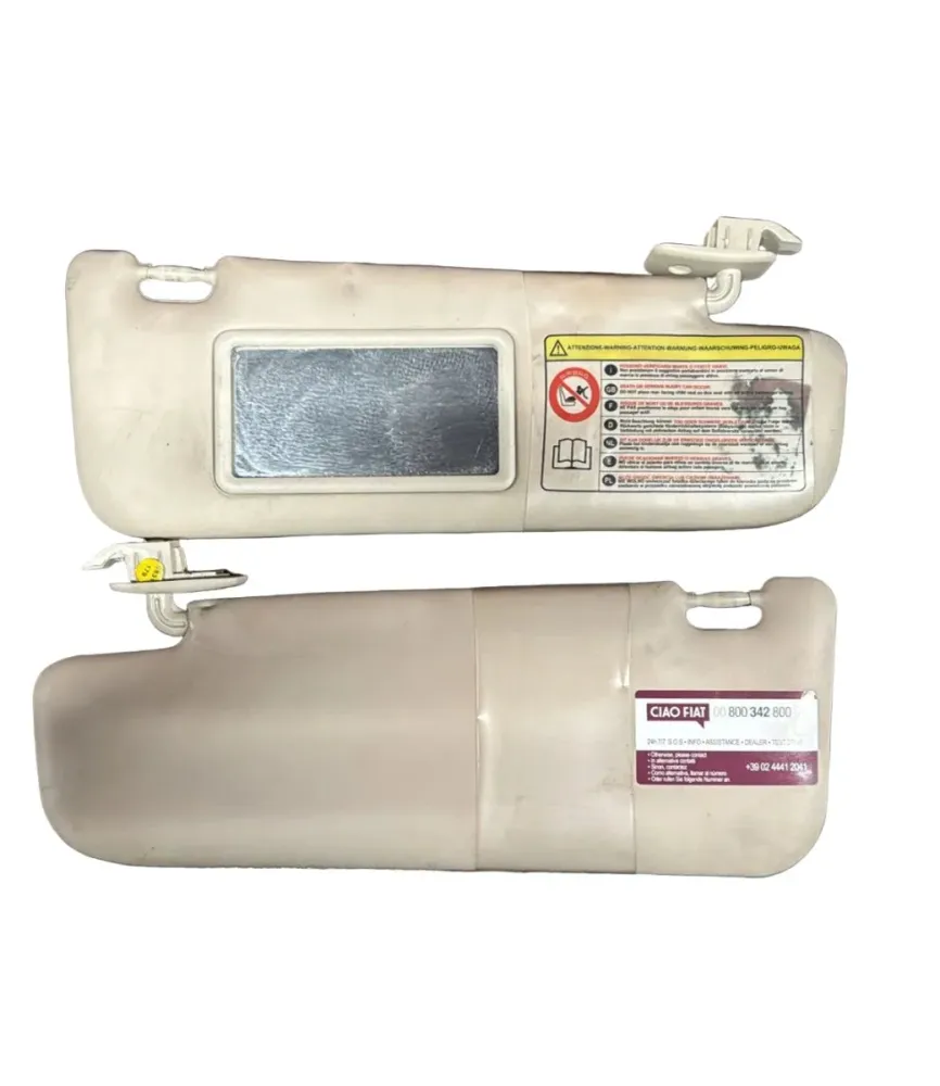 Par de aletas de sol Fiat 500 cod.D312C385 (2007-2014)