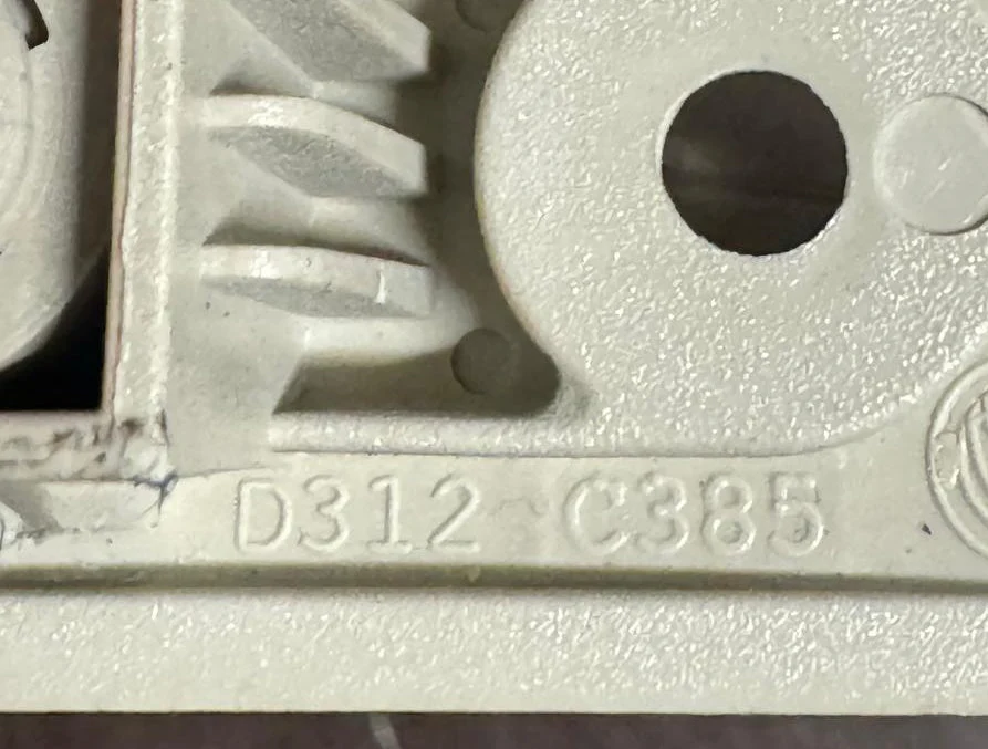 Par de aletas de sol Fiat 500 cod.D312C385 (2007-2014)