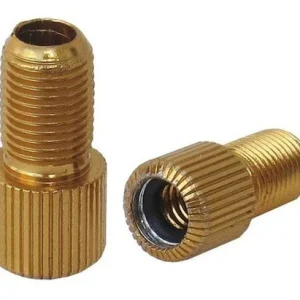 Par Bico Adaptador De Valvula Bicicleta Presta Schrader Alm