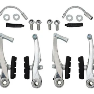 Par Freio V-brake Alumínio De Bicicleta Logan Lb-919 Prata