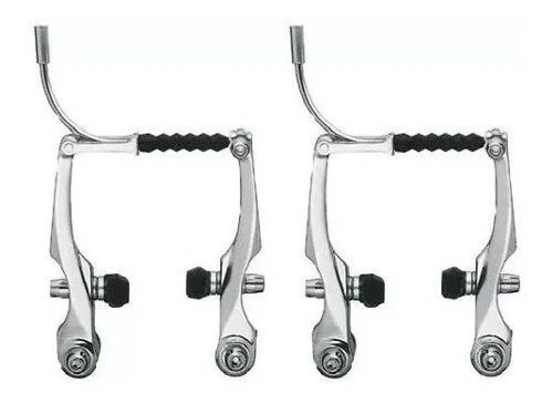 Par Freio V-brake Alumínio De Bicicleta Logan Lb-919 Prata