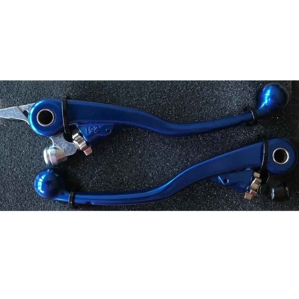 Par de Manetes Articuladas RACEPRO RL#3 HUSQVARNA TE 150/250/300 18-21, FE 250/350/450/501 18-21 Azul