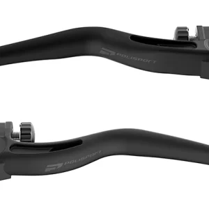 Par Manetes Inquebráveis POLISPORT APT HUSQVARNA FE 250/350/450/501 22-24 Preto (BRAKTEC)