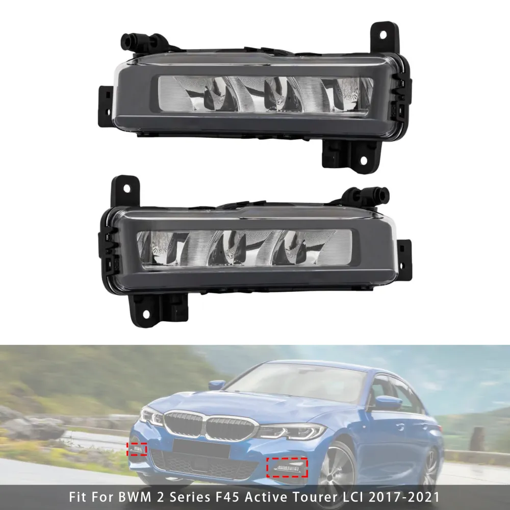 Par de pára -choques dianteiro LED LUZES PARA BMW G20 G21 X1 F48 LCI F45 F46 63178089526