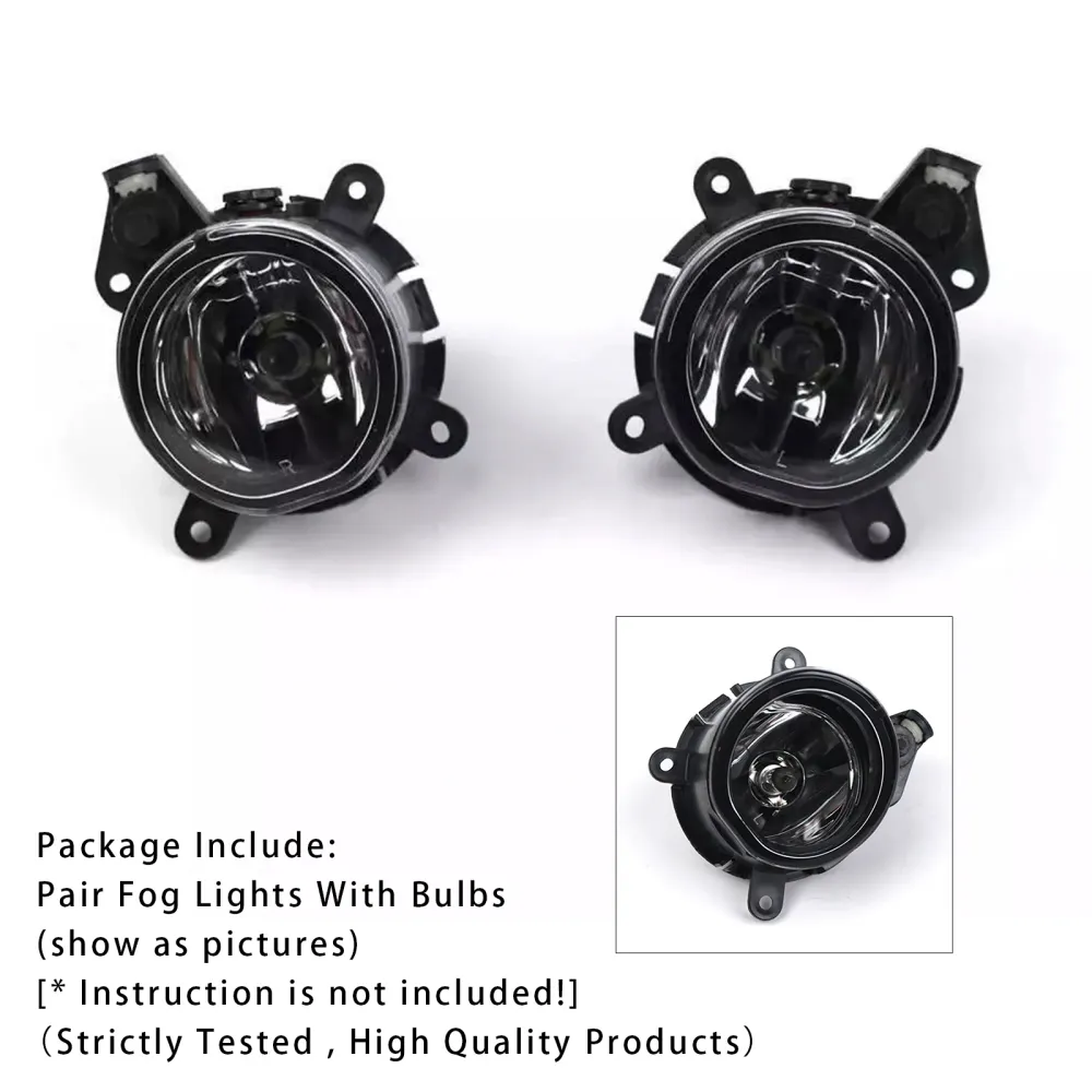 Par de pára -choques dianteiro de nevoeiro para Mini Cooper One R50 R52 R53 63176925050