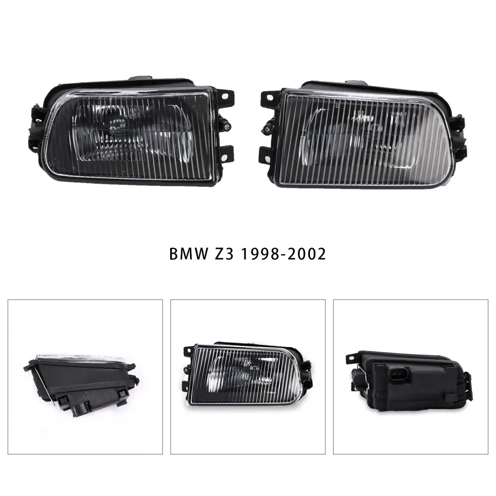 Par de pára-choques dianteiro de névoa de névoa sem lâmpadas para BMW E39 5-Série 1995-1998