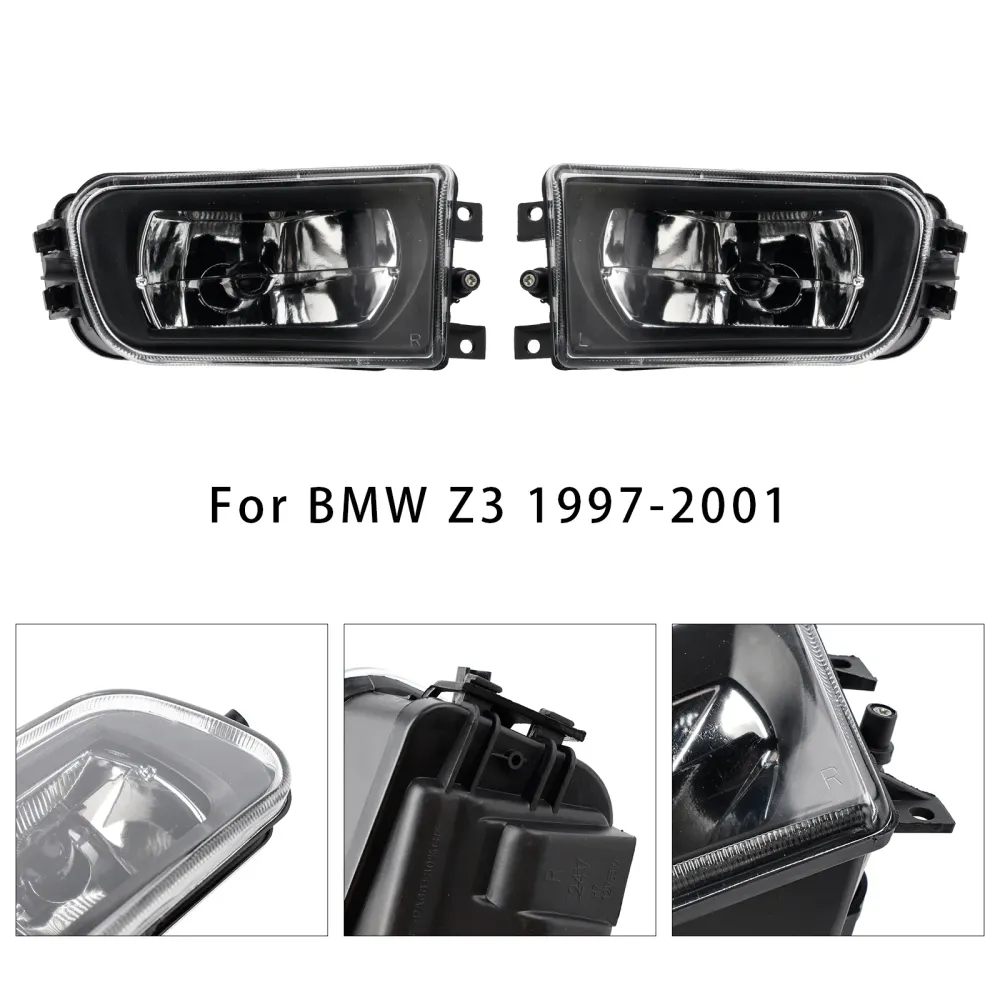 Par de pára-choques da lâmpada de névoa dianteira da lâmpada de lâmpada de luz para BMW E39 5-Series 1995-1998