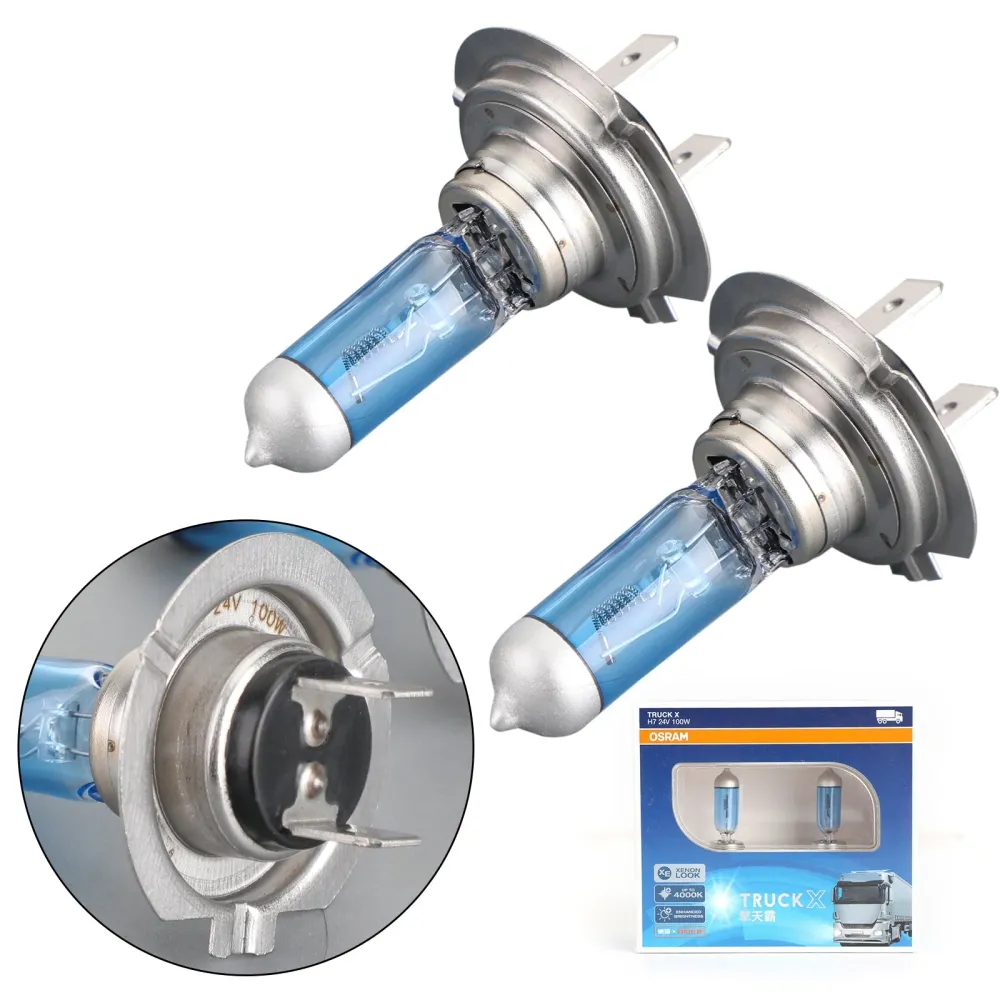Par H7 PX26D 24V 100W 62250TX Caminhão x Bulbo de halogênio do carro leve da cabeç Bulbo de xenônio genérico
