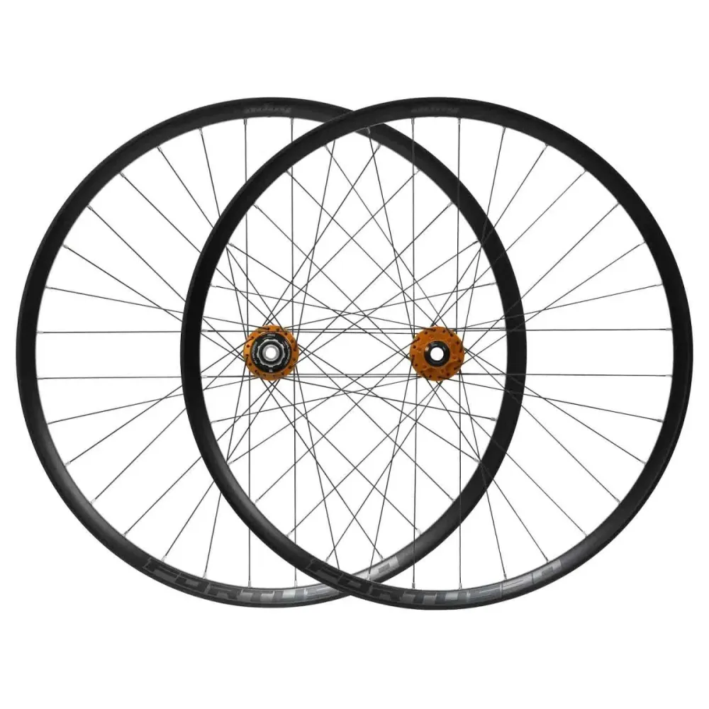 Par de Rodas HOPE FORTUS 30 W 29" PRO 5 15X110mm/12x148mm Boost Orange