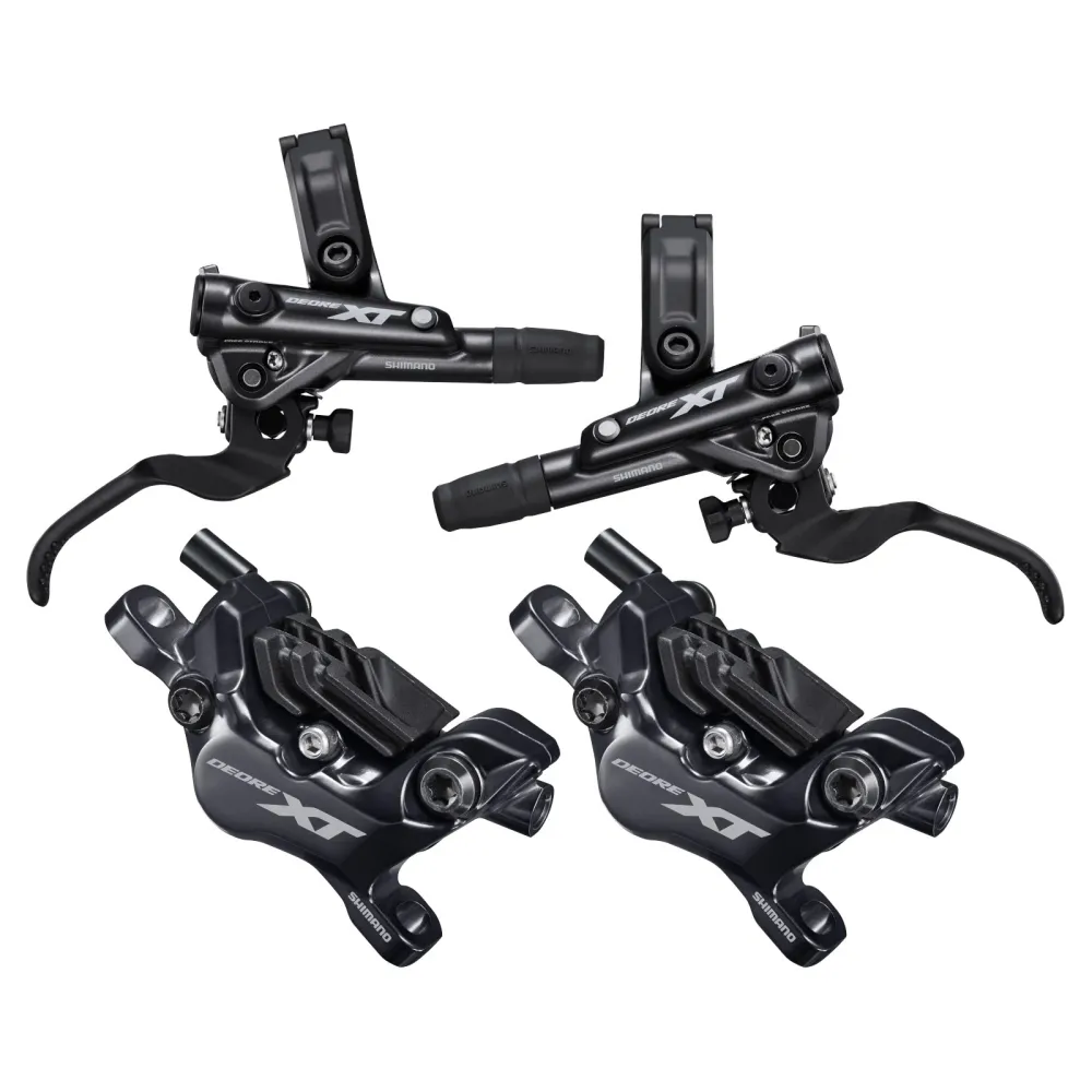 Par de travões de disco orgânicos ventilados SHIMANO XT M8120 4 Piston J-KIT