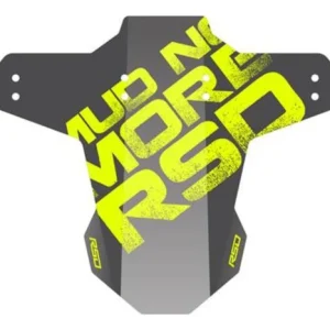 Paralama Traseiro Rsd Mud No More Preto/amarelo Em Polímero