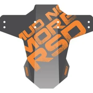 Paralama Traseiro Rsd Mud No More Preto/laranja, Em Polímero