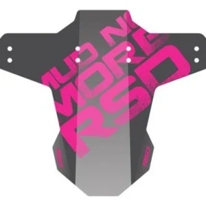 Paralama Traseiro Rsd Mud No More Preto/rosa, Em Polímero