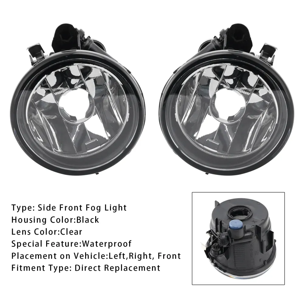 Param lâmpadas de luz de nevoeiro dianteiro sem lâmpadas para BMW x3 x4 x5 x6 63177238787