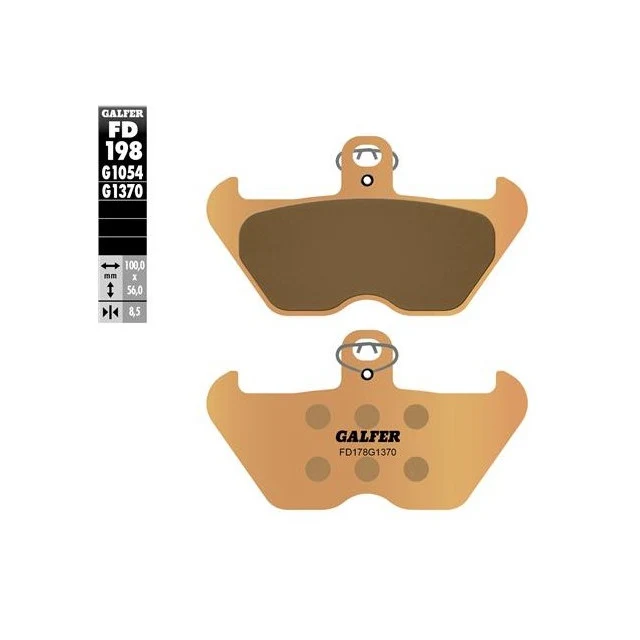 Pastilhas de travão dianteiras BMW K 1200-1300 / R 1100-1150-1200 Galfer - sinterizadas
