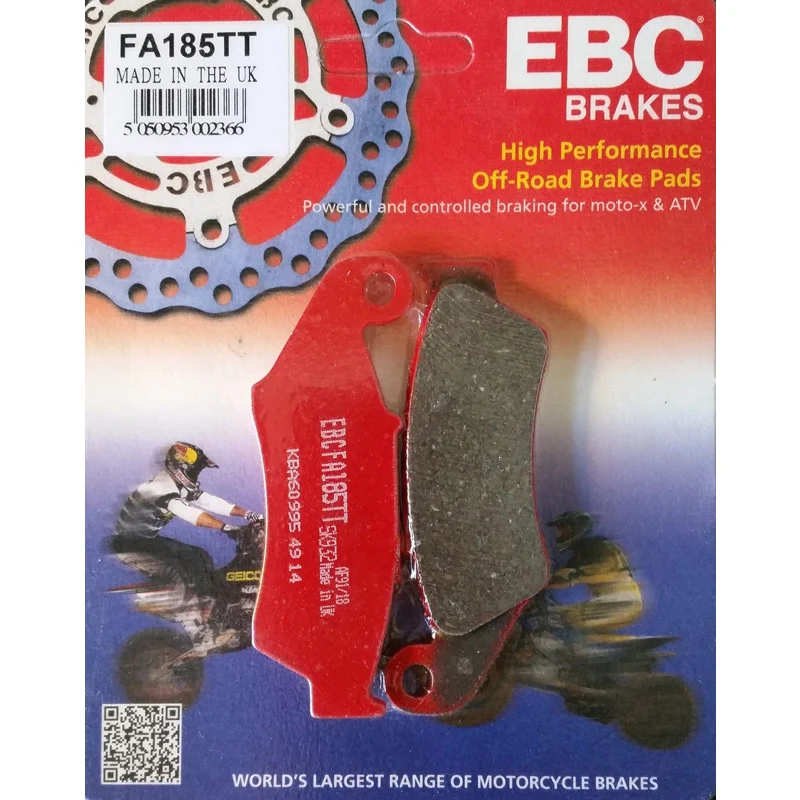 Pastilhas Travão Frente EBC FA185TT KAWASAKI KLX 450R 07-24, KLX 650 93-03