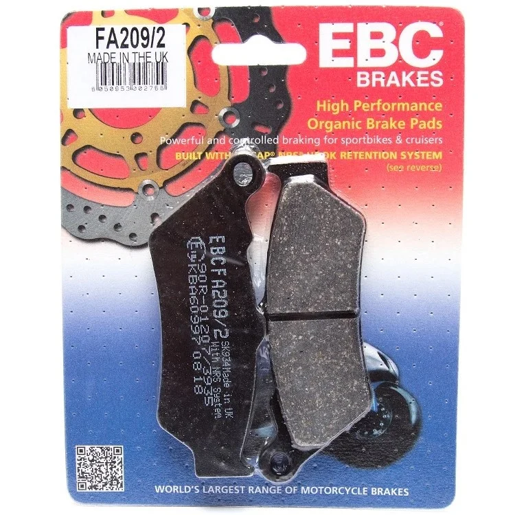 Pastilhas Travão Frente EBC FA209/2 HUSQVARNA 701 Enduro 16-26