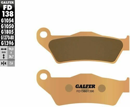 Pastilhas de Travão da Frente GALFER Sinterizadas STARK VARG 23-26