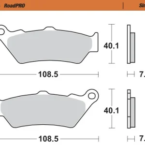 Pastilhas Travão Frente MOTO-MASTER ROADPRO SINTER BMW F900 GS 23-26