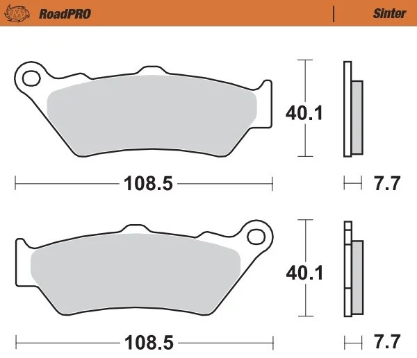 Pastilhas Travão Frente MOTO-MASTER ROADPRO SINTER BMW F900 GS 23-26