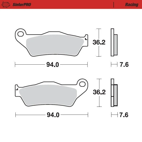 Pastilhas Travão Frente MOTO-MASTER SINTERPRO RACING SHERCO 04-25 (ver modelos)