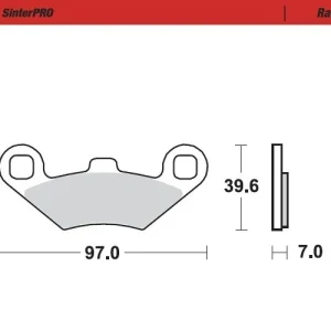 Pastilhas Travão Frente MOTO-MASTER SINTERPRO RACING POLARIS (ver modelos)