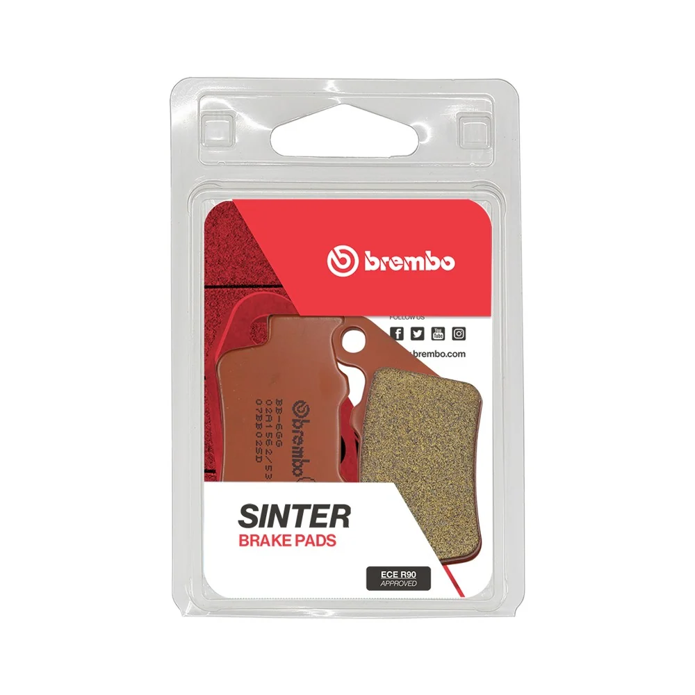 PASTILHAS DE TRAVÃO TRÁS BREMBO SINTERIZADAS 07BB02SD