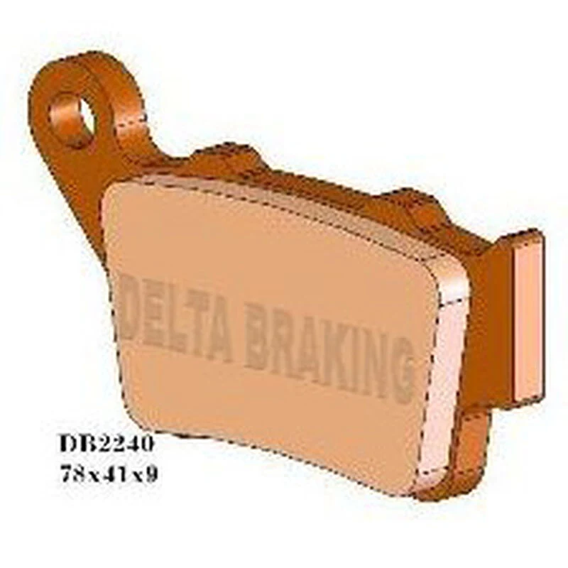 Pastilhas de Travão de Trás DELTA BRAKING KTM SX 125 94-03, EXC 125-250 95-03, EXC-F 450 03, EXC-F/SX-F 520-525 01-03